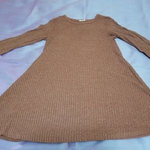 Mauve tunic dress top